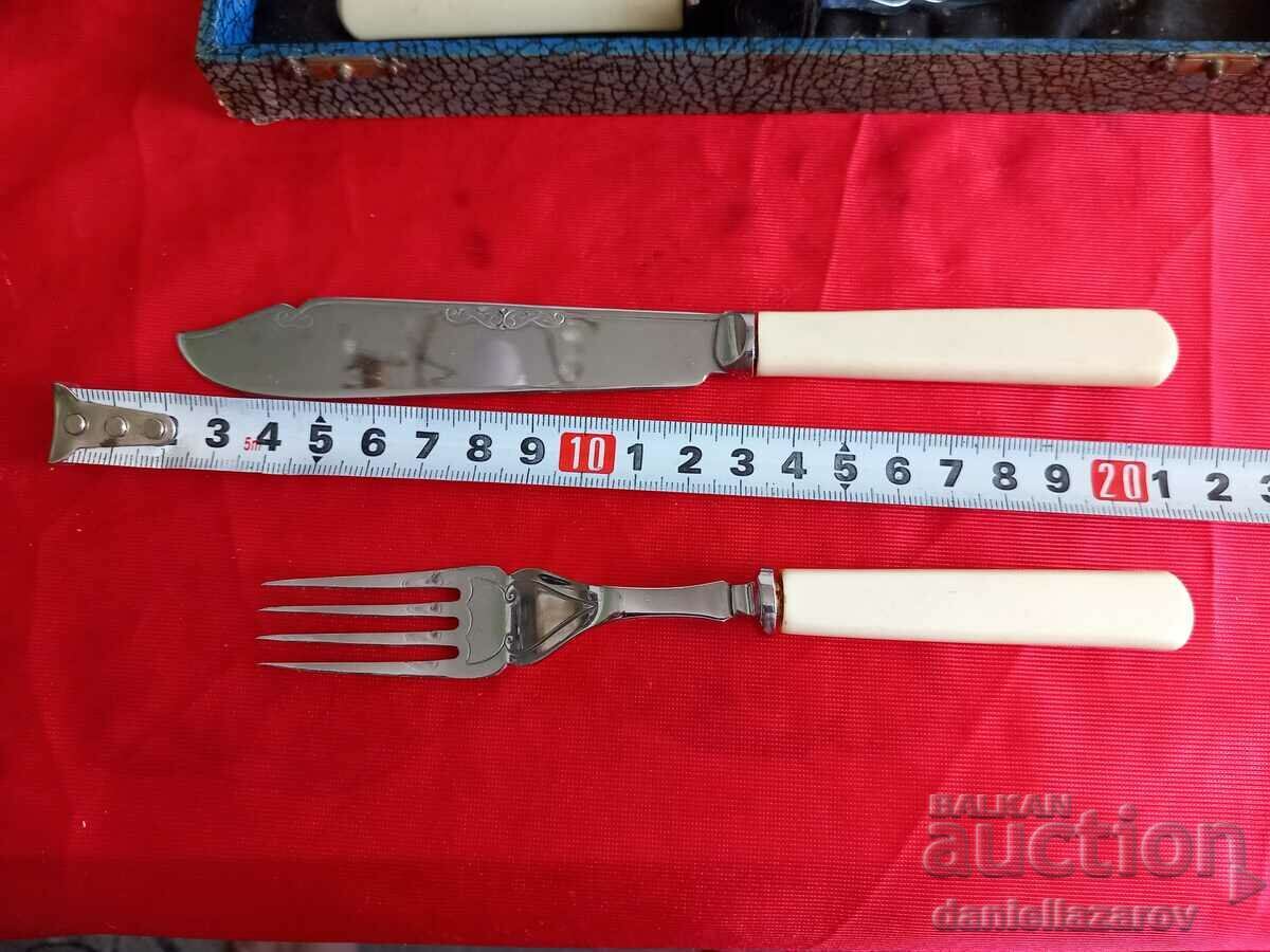 Vintage αγγλικά μαχαιροπίρουνα της δεκαετίας του 1930 - 6 Vintage αγγλικά μαχαιροπίρουνα της δεκαετίας του 1930 - 6