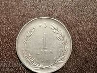 1974 year 1 lira Turkey