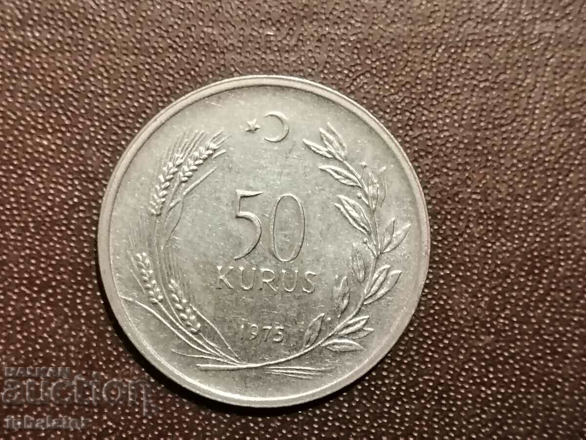 1975 έτος 50 kurusha Τουρκία