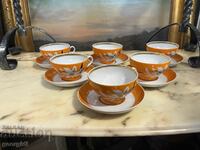 Soviet porcelain tea / coffee service. #5820