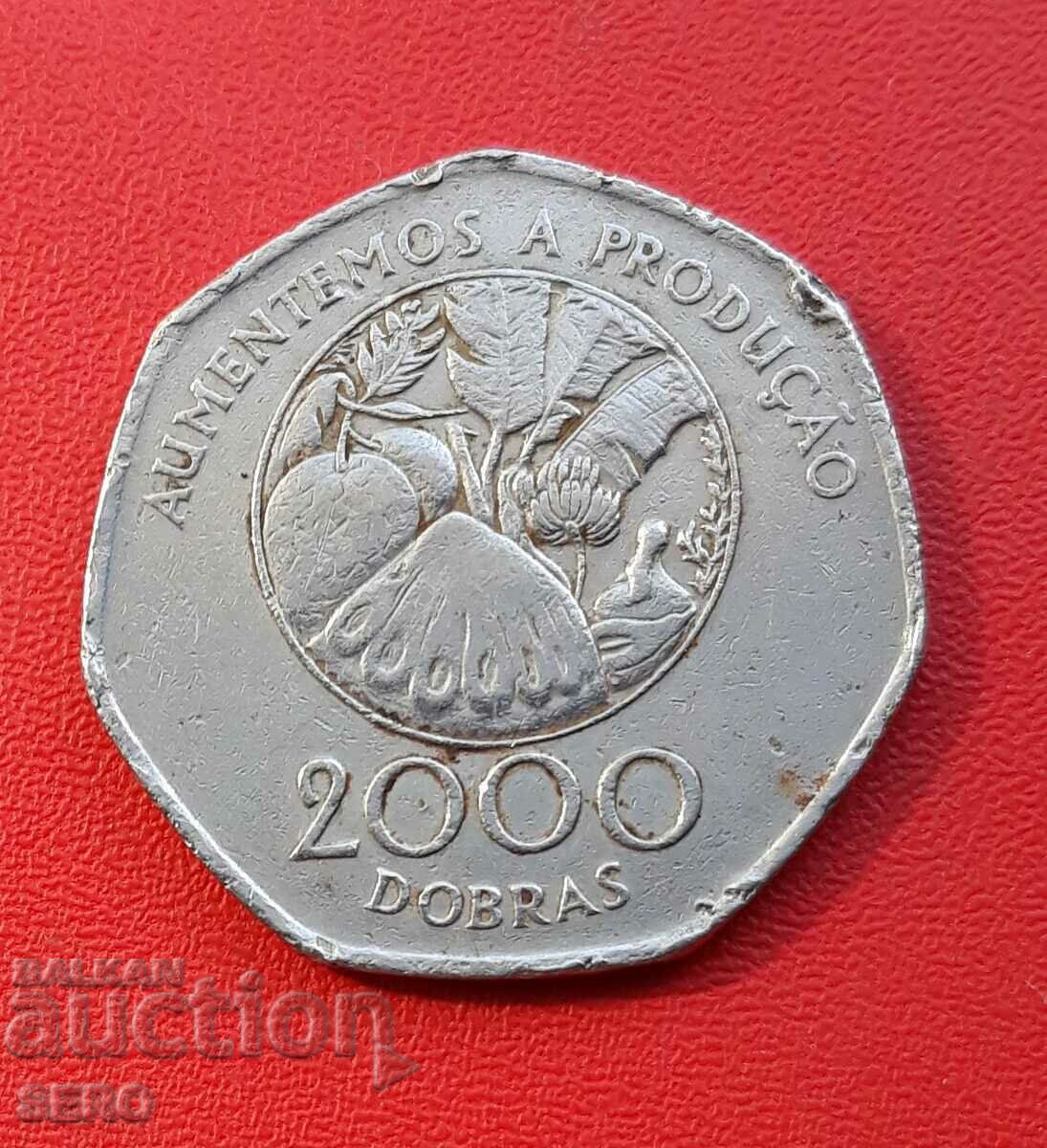 Sao Tome and Principe Islands-2000 dobras 1997