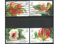 Timbre timbrate Flora Flowers 1999 din SUA