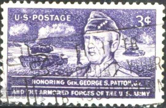 Hallmarked General George Smith Patton 1953 USA stamp