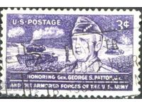 Hallmarked General George Smith Patton 1953 USA stamp