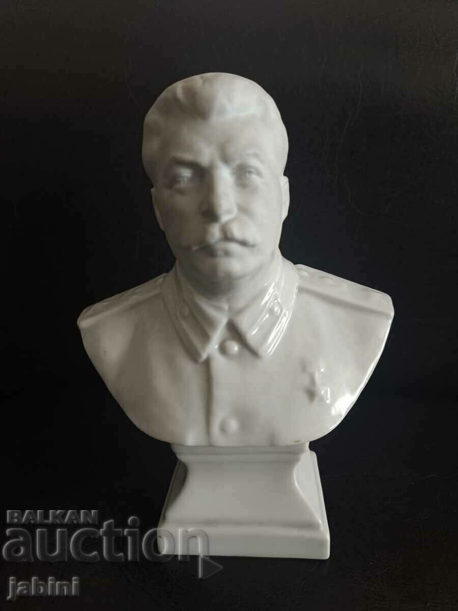 Porcelain bust of Stalin