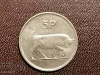 Eire 5 pence 1976