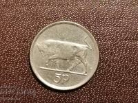 Eire 5 pence 1996 BIK