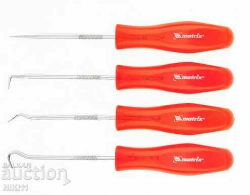 4 pcs. Awls, Set of screwdriver-type awls, awl