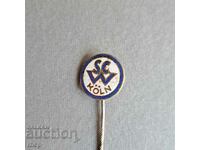 SCW Cologne Germany rare old football badge