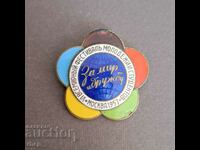 Festival of Youth 1957 USSR Moscow badge enamel