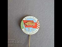 Motoring Hungary old badge enamel