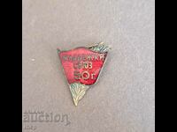 Youth Union 50 years old social badge enamel