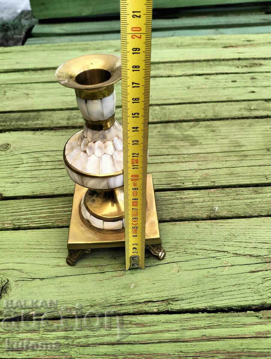 Art deco candle holder with price 49.99 BGN | € 25.56 Art deco candle holder with price 49.99 BGN | € 25.56