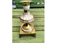 Art deco candle holder