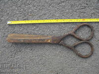 HUGE OLD ABAJIAN FORGED SCISSORS