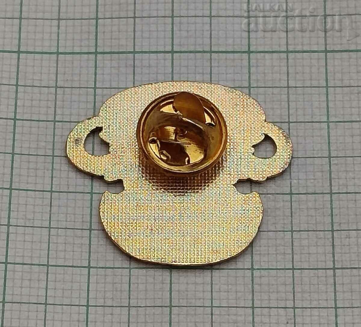 KRIEGHOFF CLASSIC BIG FIVE BADGE PIN with price 5.00 BGN | € 2.56