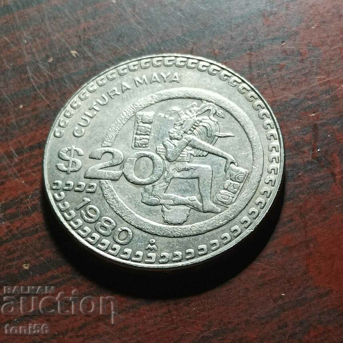 Μεξικό 20 πέσος 1980 Μεξικό 20 πέσος 1980