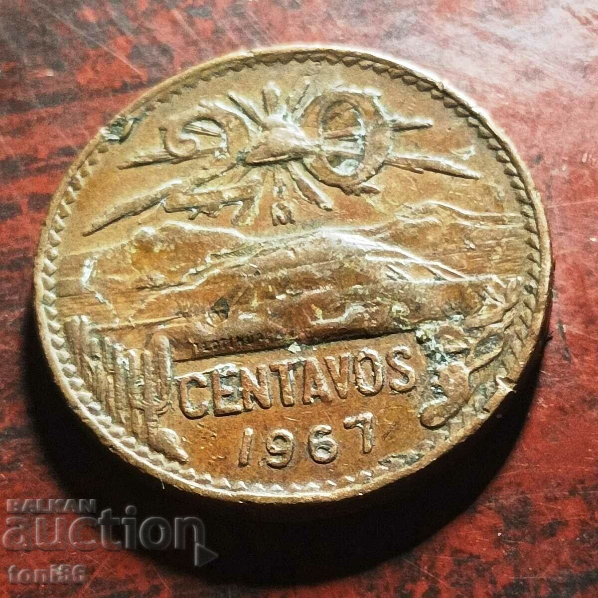 Mexic 20 centavos 1967