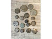 Antique Silver Coins 17 pieces