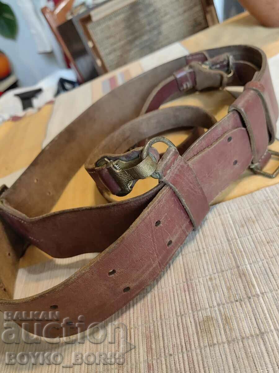 Аукцион Оригинален Български Военен Офицерски Колан 1930-40те г Аукцион Оригинален Български Военен Офицерски Колан 1930-40те г