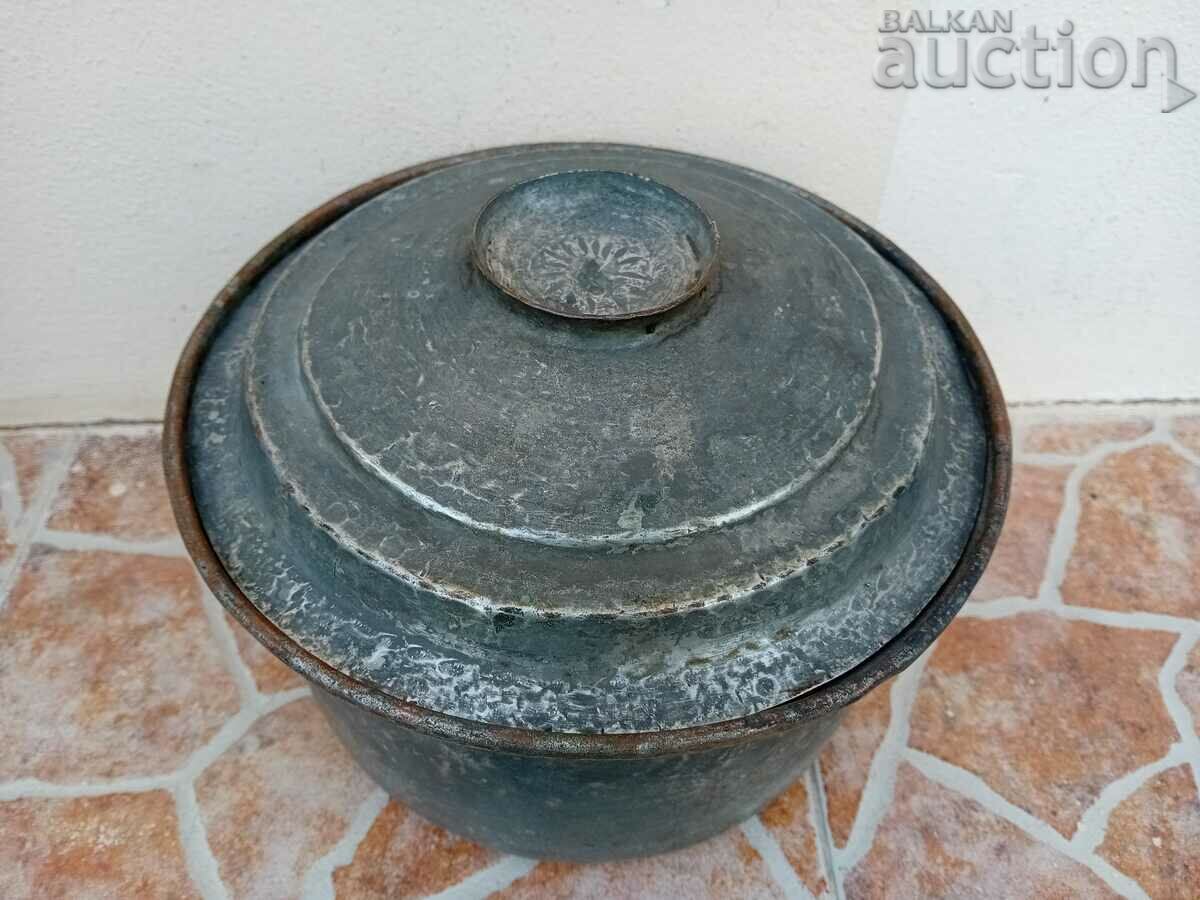 Auction Antique Revival Pot, Copper Copper Pot with Lid Auction Antique Revival Pot, Copper Copper Pot with Lid