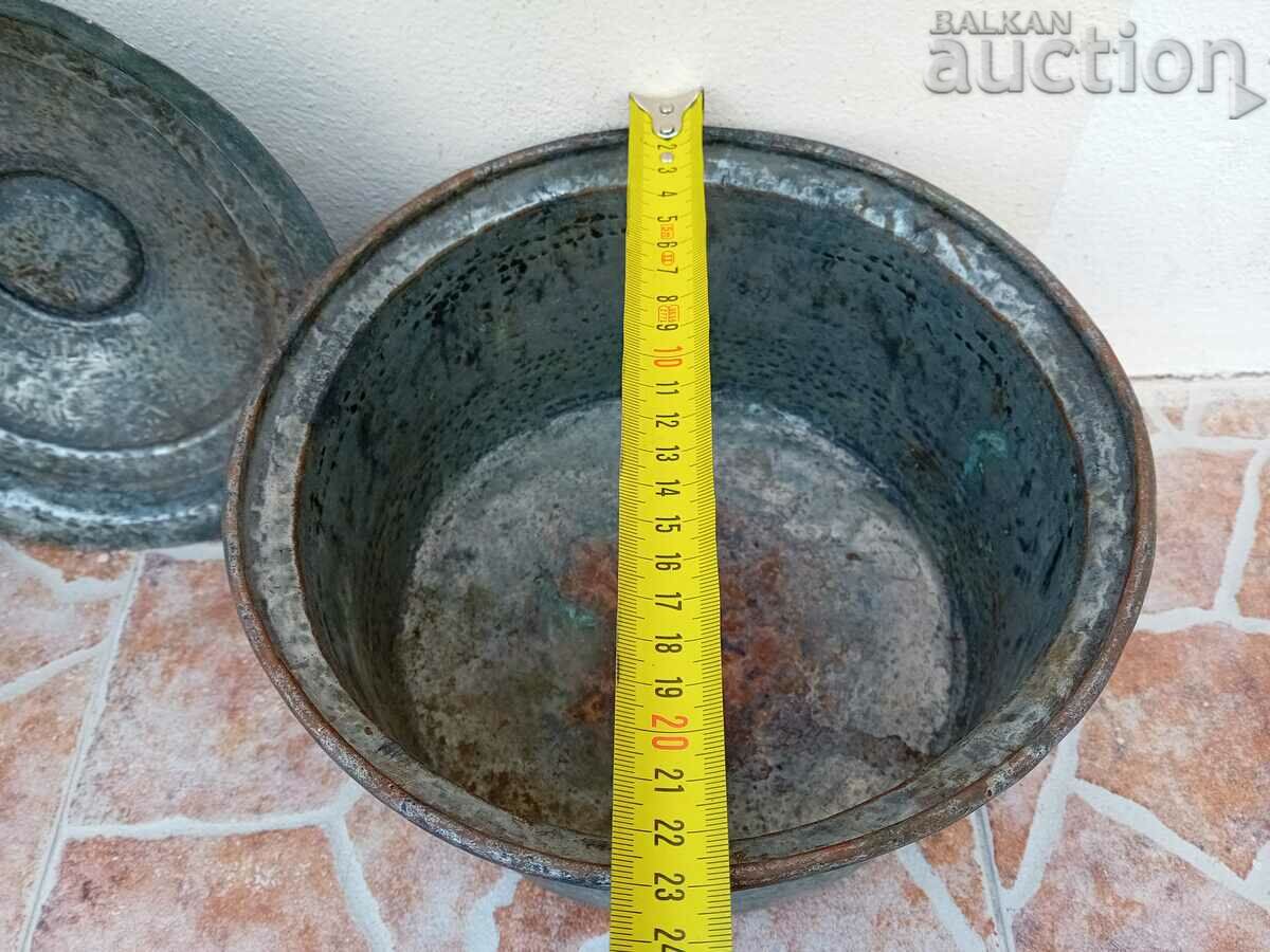 Antique Revival Pot, Copper Copper Pot with Lid - 5 Antique Revival Pot, Copper Copper Pot with Lid - 5