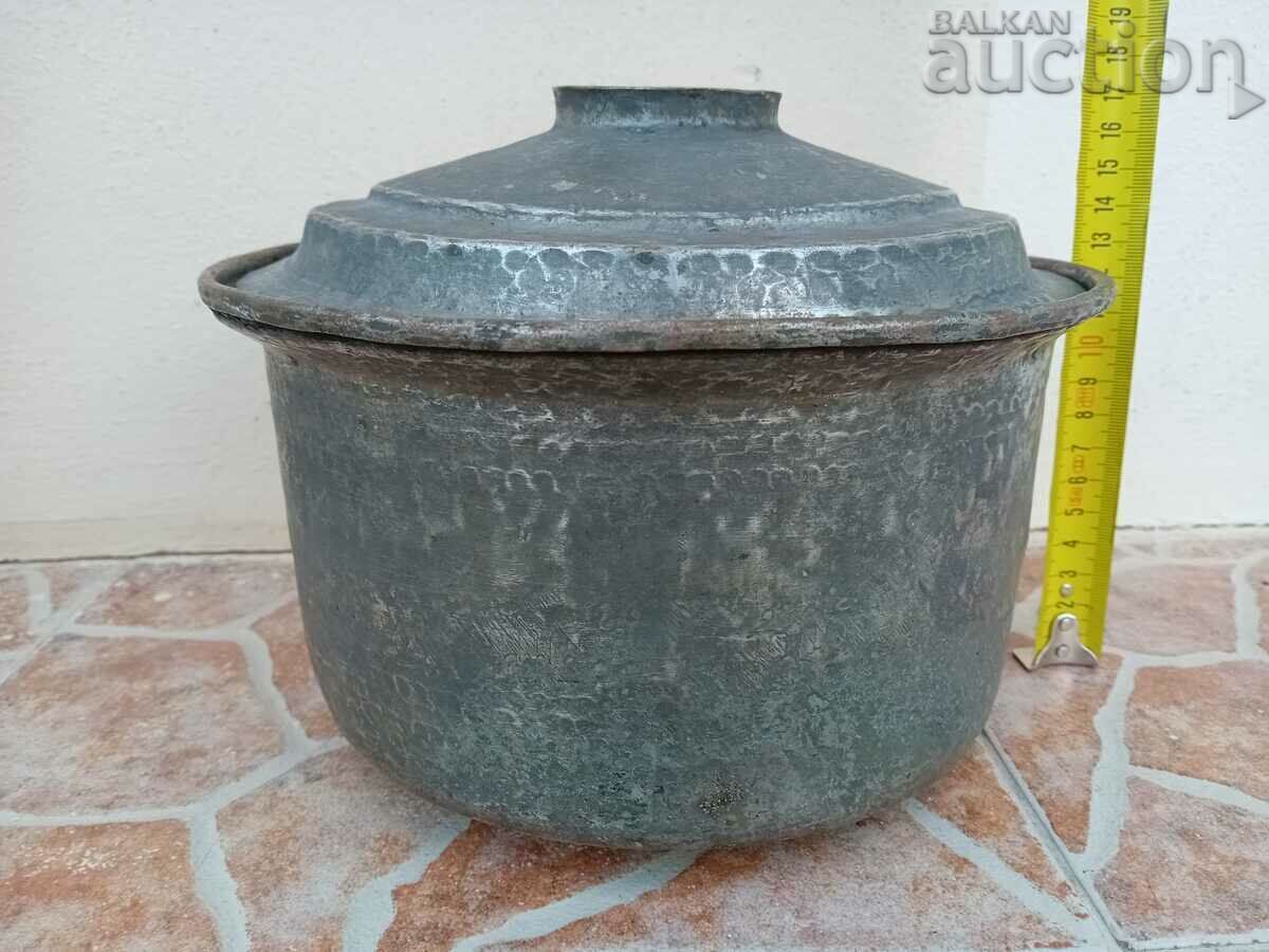 Antique Revival Pot, Copper Copper Pot with Lid - 6 Antique Revival Pot, Copper Copper Pot with Lid - 6