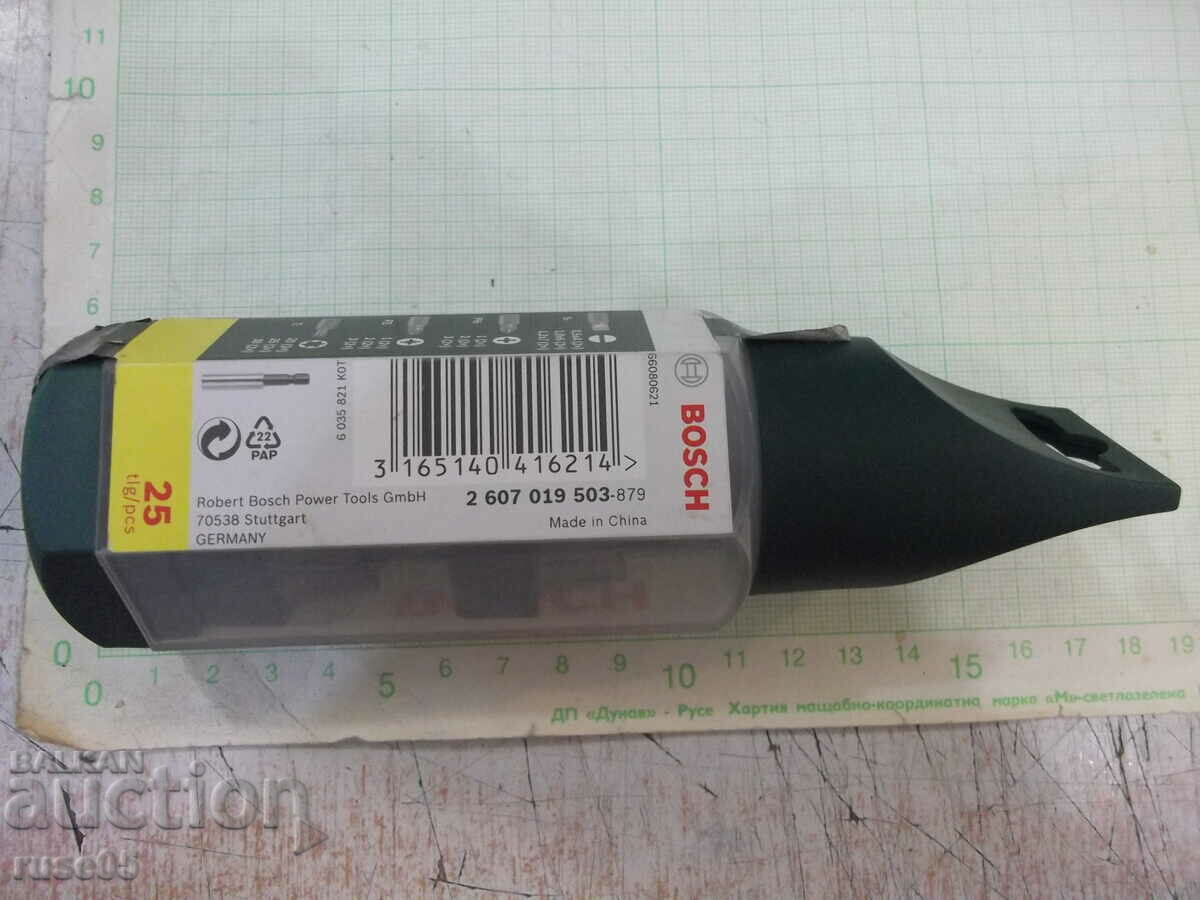 Bits "BOSCH - 25 parts" set new - 5 Bits "BOSCH - 25 parts" set new - 5