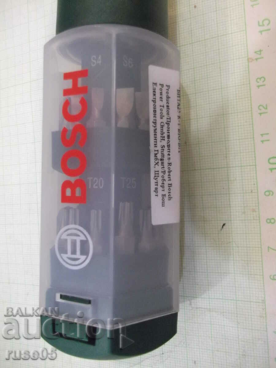 Bits "BOSCH - 25 parts" set new - 7 Bits "BOSCH - 25 parts" set new - 7