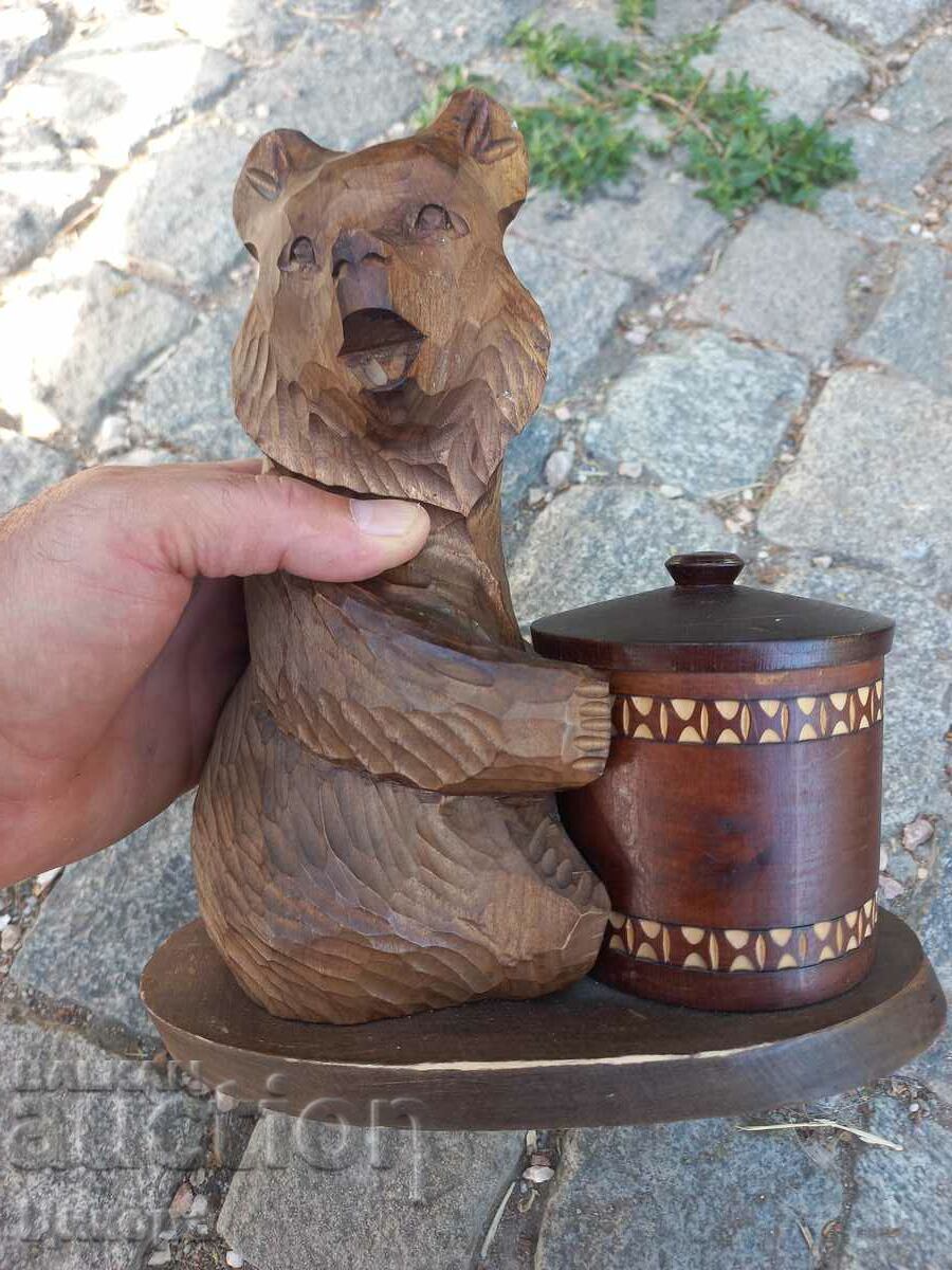 WOOD CARVING BEAR THE BEAR MOUSE with price 120.00 BGN | € 61.36 WOOD CARVING BEAR THE BEAR MOUSE with price 120.00 BGN | € 61.36
