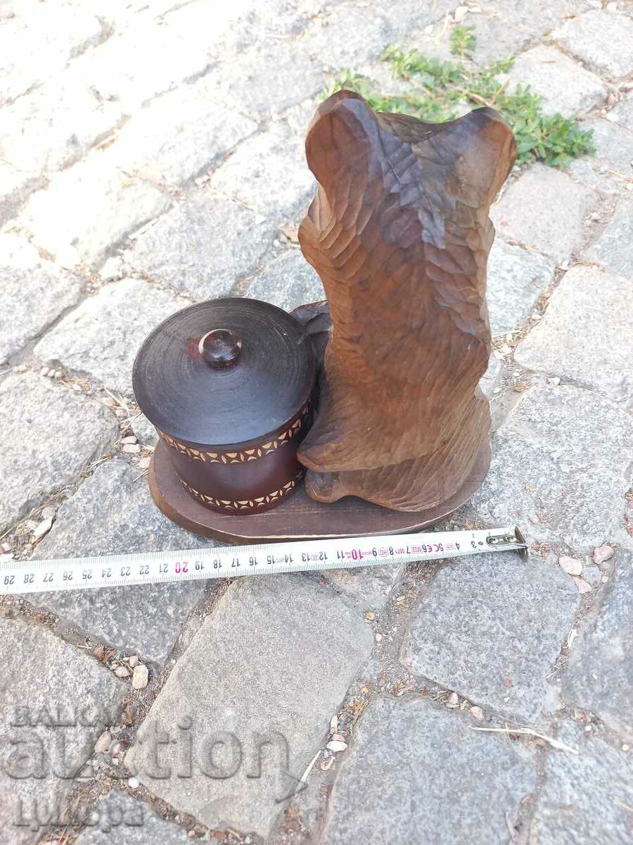 Delivery of WOOD CARVING BEAR THE BEAR MOUSE Delivery of WOOD CARVING BEAR THE BEAR MOUSE