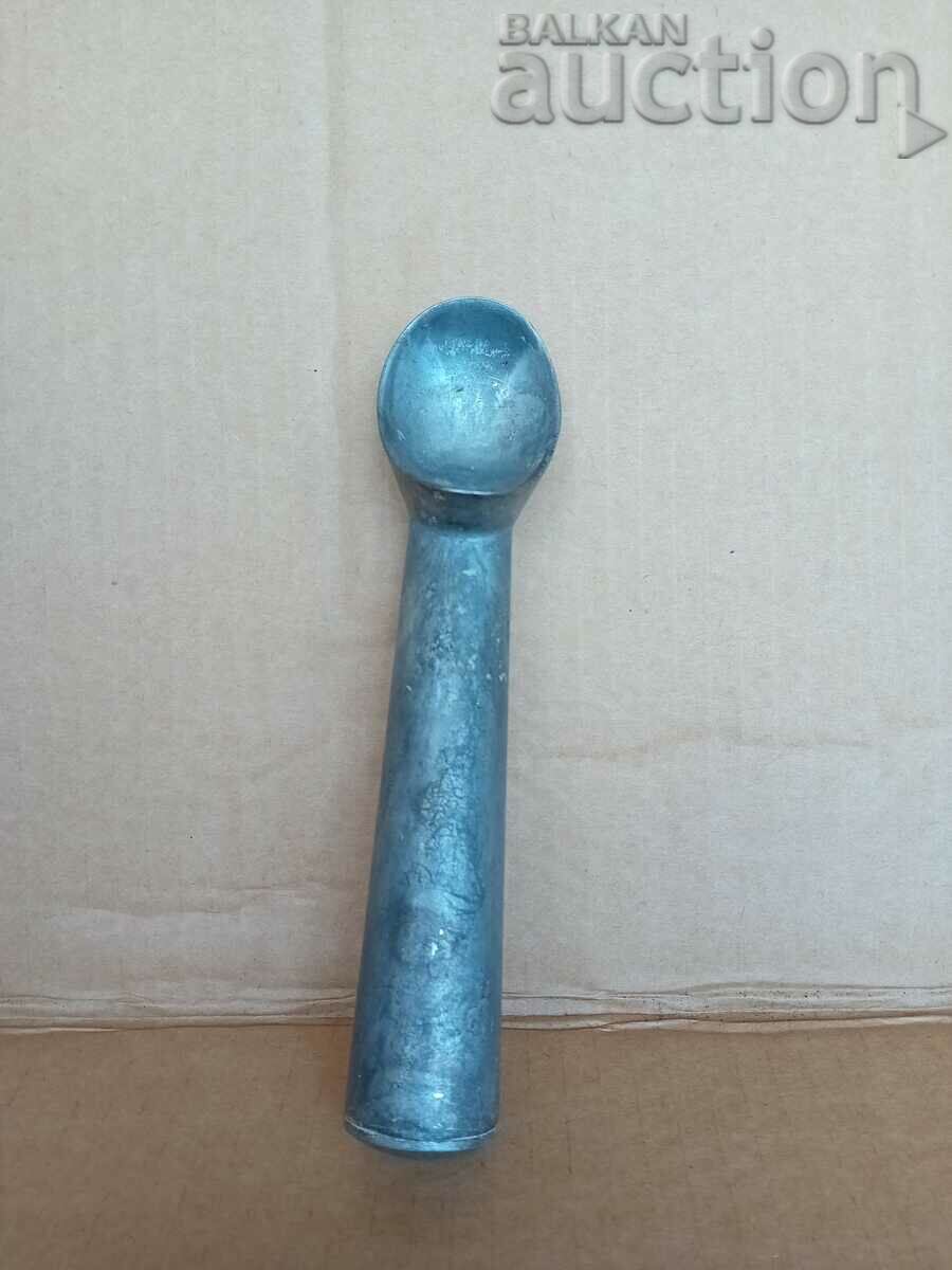 vintage metal ice cream scoop