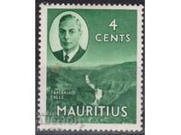 GB/Mauritius-1950-Regular-KGVI-in oval+Natural μοτίβα,MLH