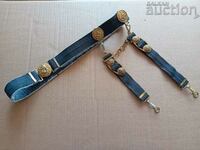 Naval officer belt with dagger brackets