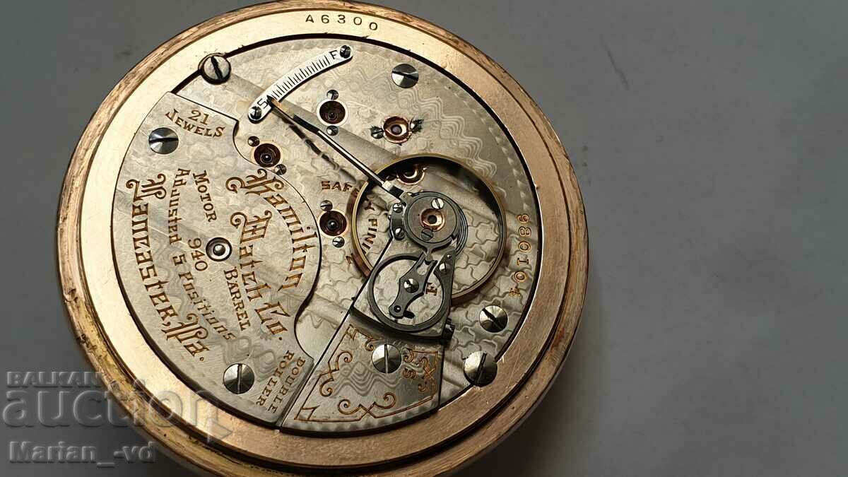 Ceas de buzunar Hamilton Vintage 940 21 Jewel - 6
