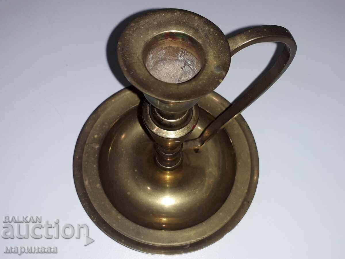 Auction MASSIVE CANDLESTICK. BRASS Auction MASSIVE CANDLESTICK. BRASS