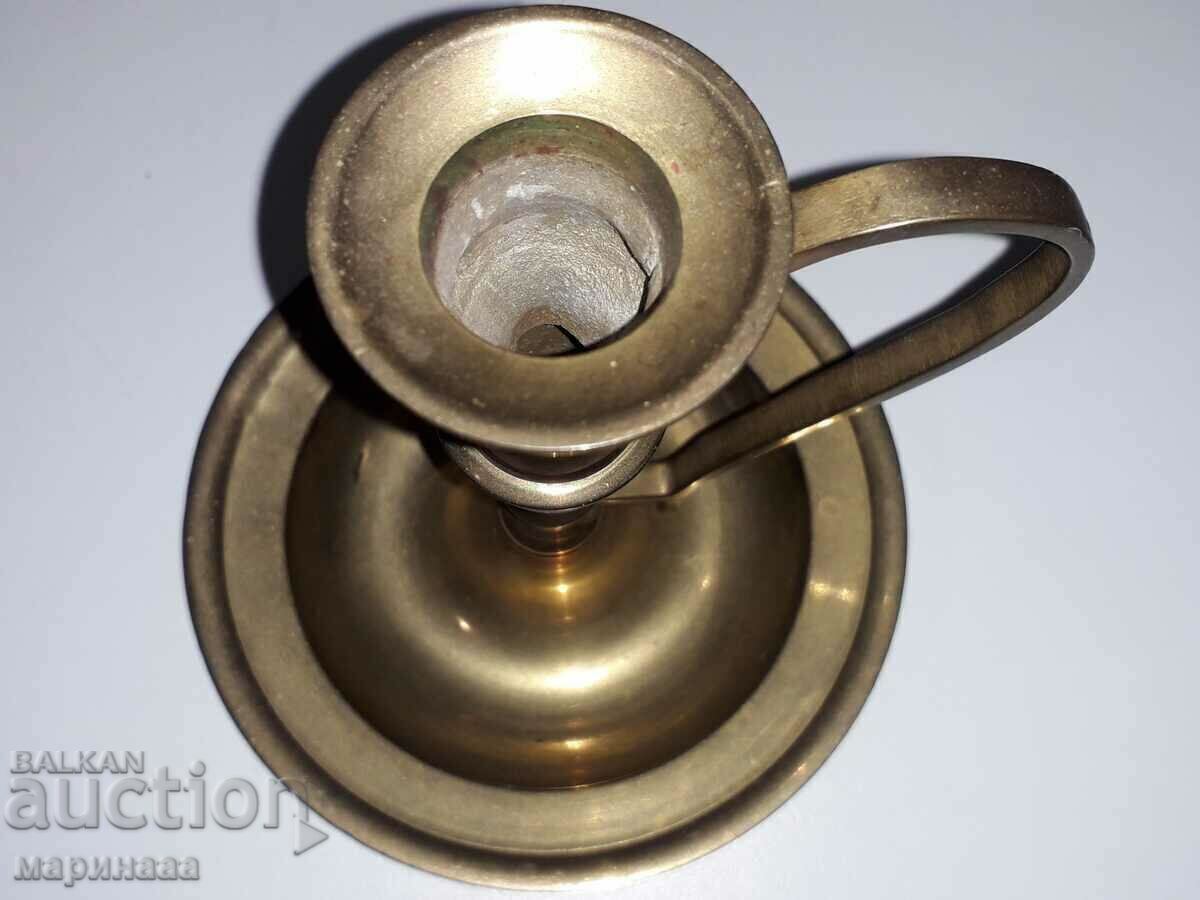 Auction MASSIVE CANDLESTICK. BRASS Auction MASSIVE CANDLESTICK. BRASS