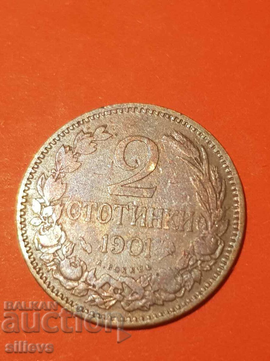 2 cents 1901