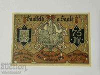 Germany notgeld 75 pfennig 1921 year Saalfeld a. Saale