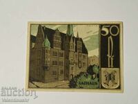 Germania notgeld 50 pfennig 1921 an Saalfeld Saale