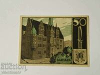 Germany notgeld 50 pfennig 1921 year Saalfeld Saale