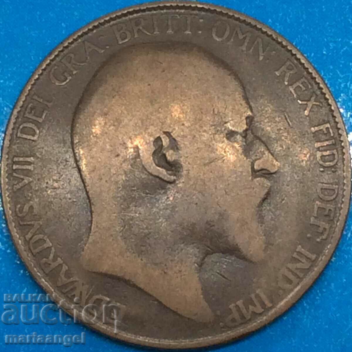 Great Britain 1 penny 1907 30mm bronze