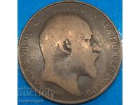 Great Britain 1 penny 1907 30mm bronze