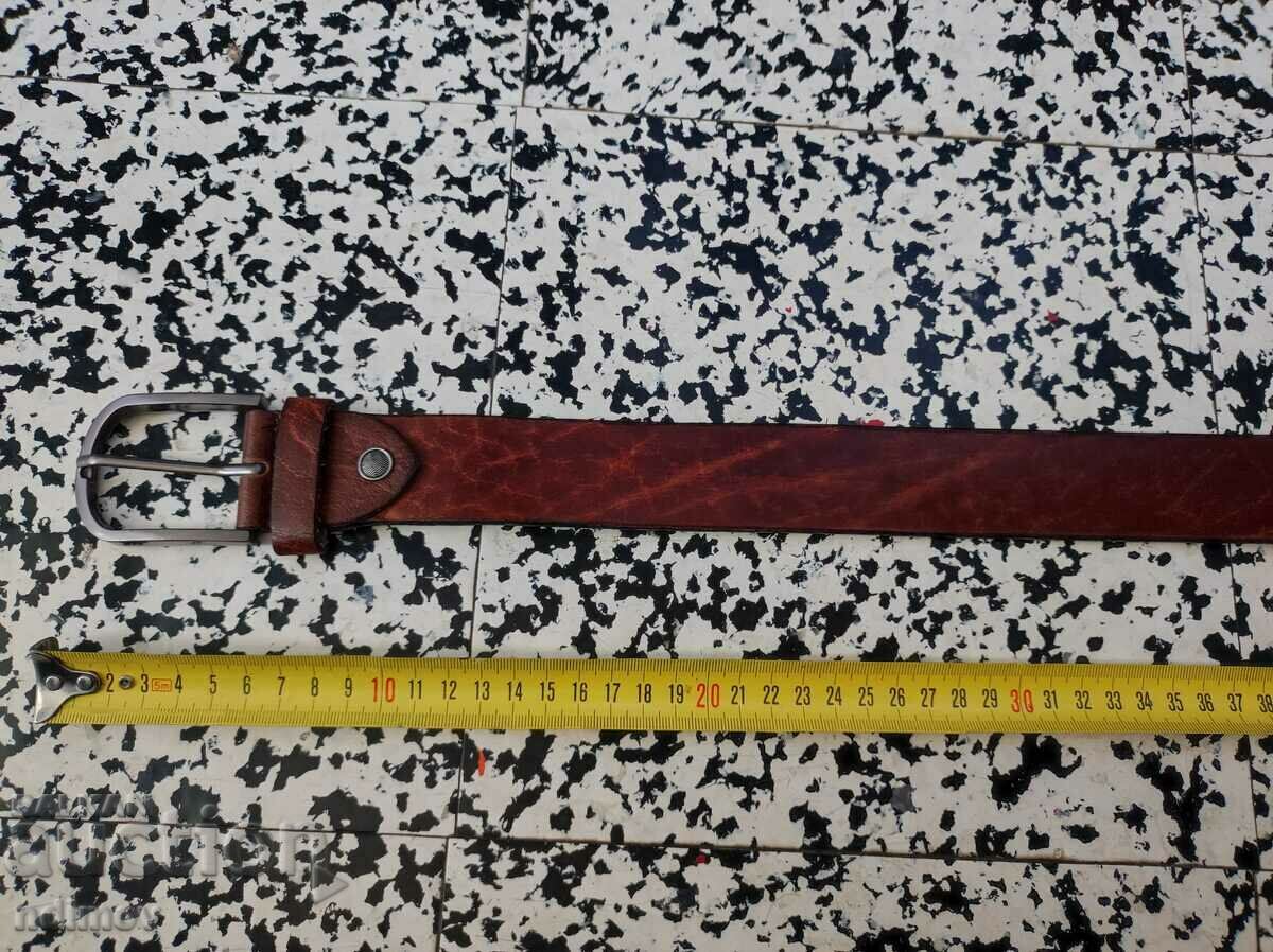 Аукцион Колан естествена кожа 114 см / 4 см Аукцион Колан естествена кожа 114 см / 4 см