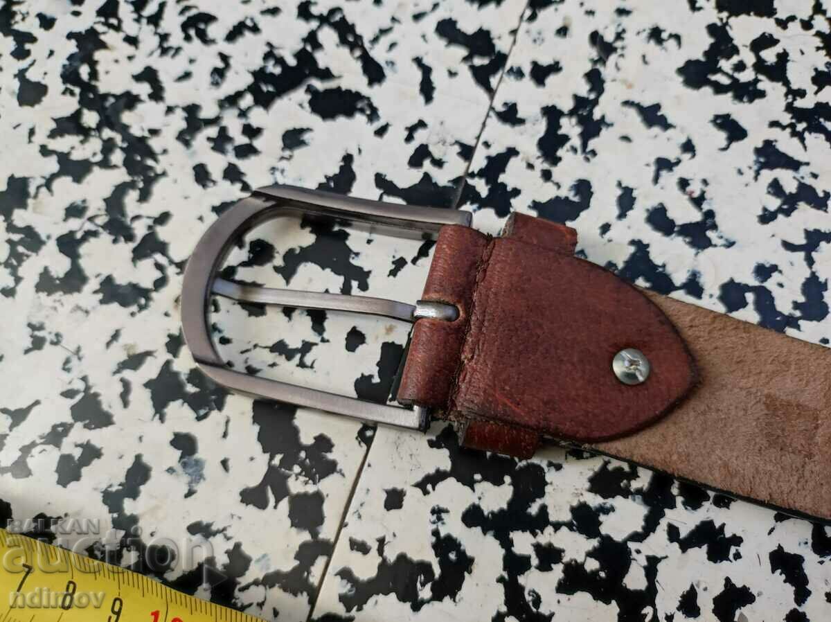 Колан естествена кожа 114 см / 4 см - 5 Колан естествена кожа 114 см / 4 см - 5