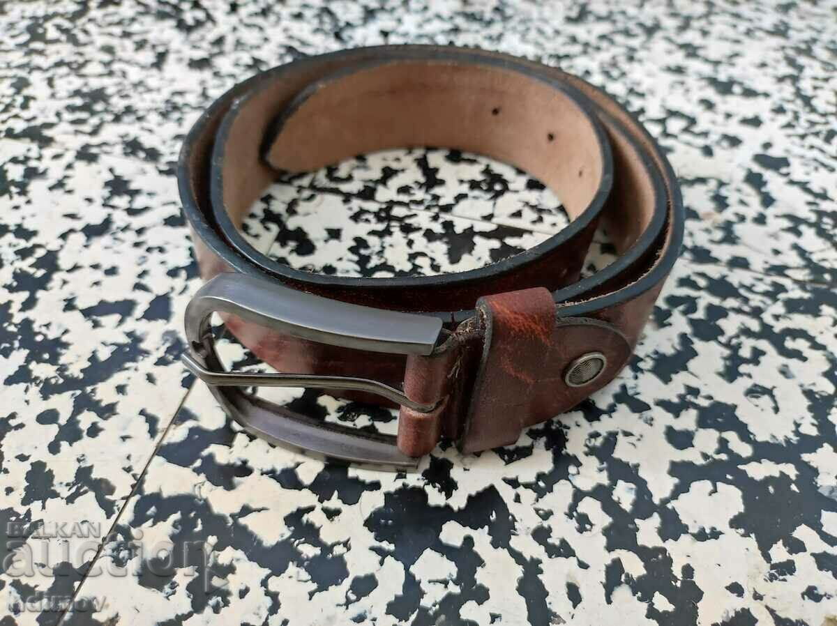 Колан естествена кожа 114 см / 4 см - 6 Колан естествена кожа 114 см / 4 см - 6