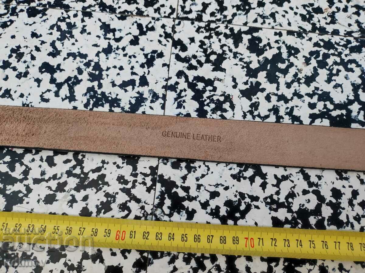 Delivery of Genuine leather belt 113 cm / 4 cm Delivery of Genuine leather belt 113 cm / 4 cm