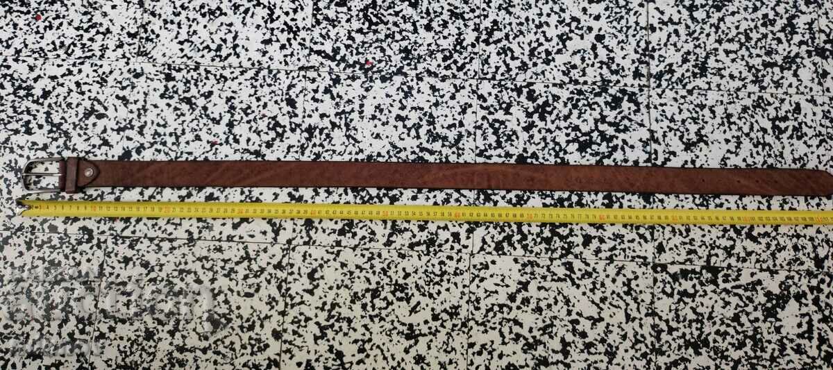 Genuine leather belt 113 cm / 4 cm - 7 Genuine leather belt 113 cm / 4 cm - 7