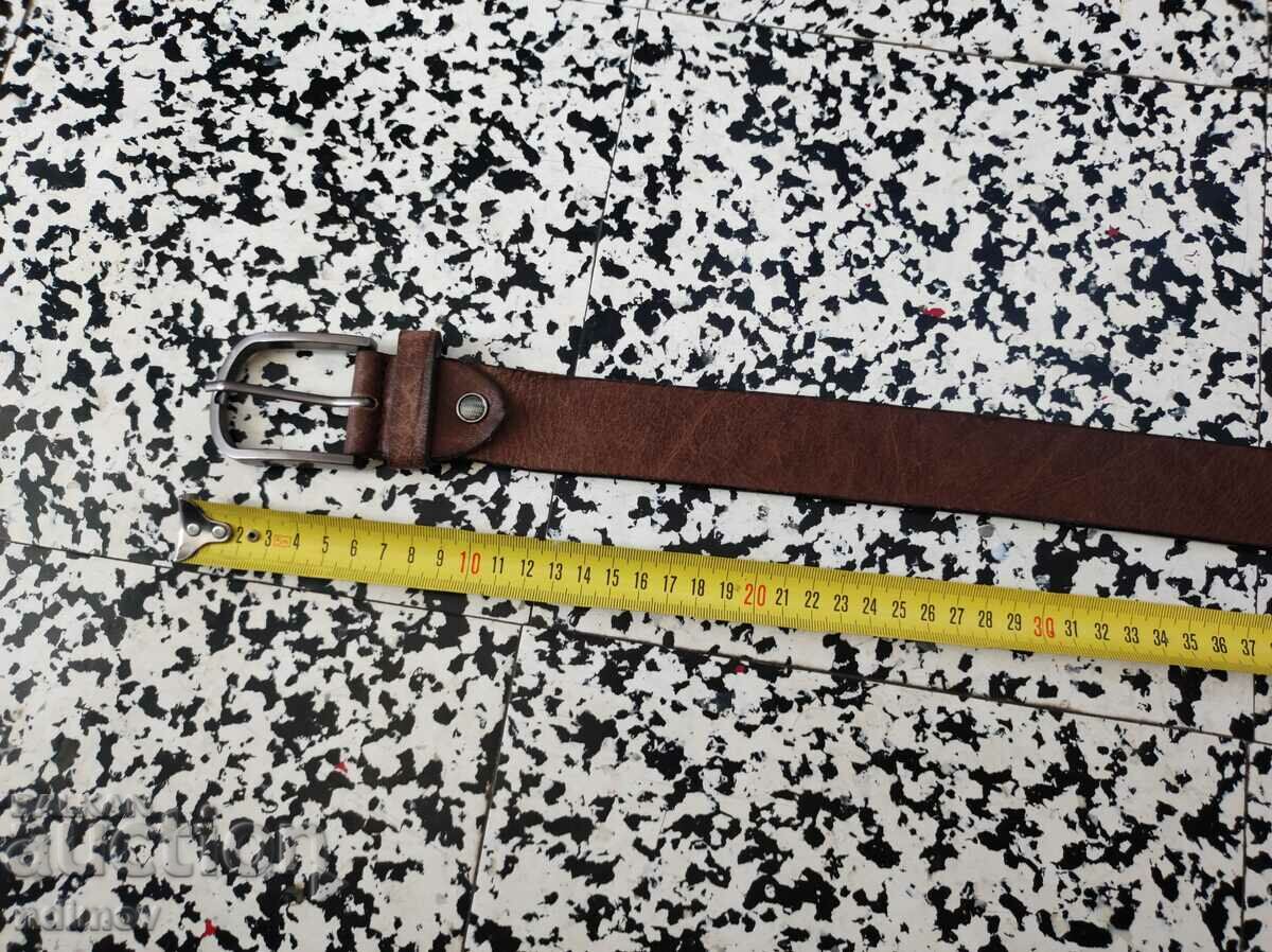 Auction  Genuine leather belt 114 cm / 4 cm