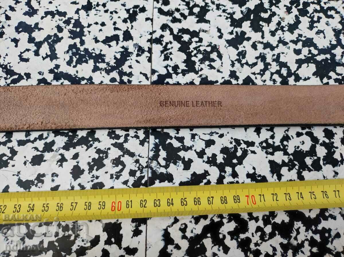 Delivery of Genuine leather belt 114 cm / 4 cm